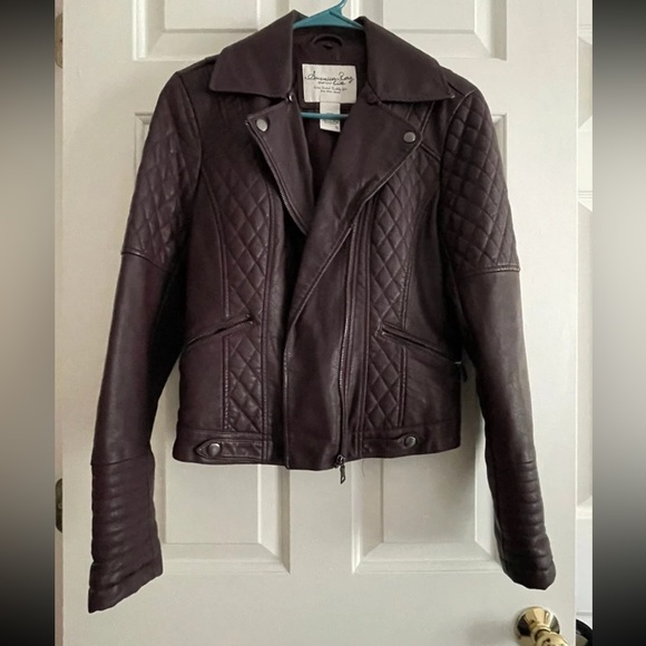 NWOT American rag faux leather jacket. Size Small retail around $100 has recipet - Picture 2 of 8